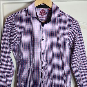 English Laundry Multicolor Checkered Button Down Shirt‎